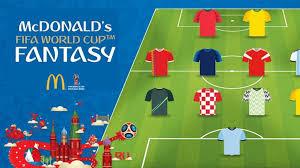 Fantasy League Coupe du Monde Russie Fifa Mc Donald