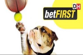 publicité lucky chien betfirst tennis basket